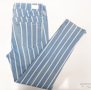 Seven7 limited edition stripe ankle jeans size 4